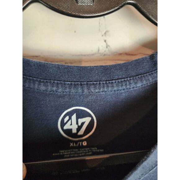 '47 Brand Houston Astros State Tx Logo Tee T-Shirt Blue SS MLB Men's Size XL - Picture 2 of 4